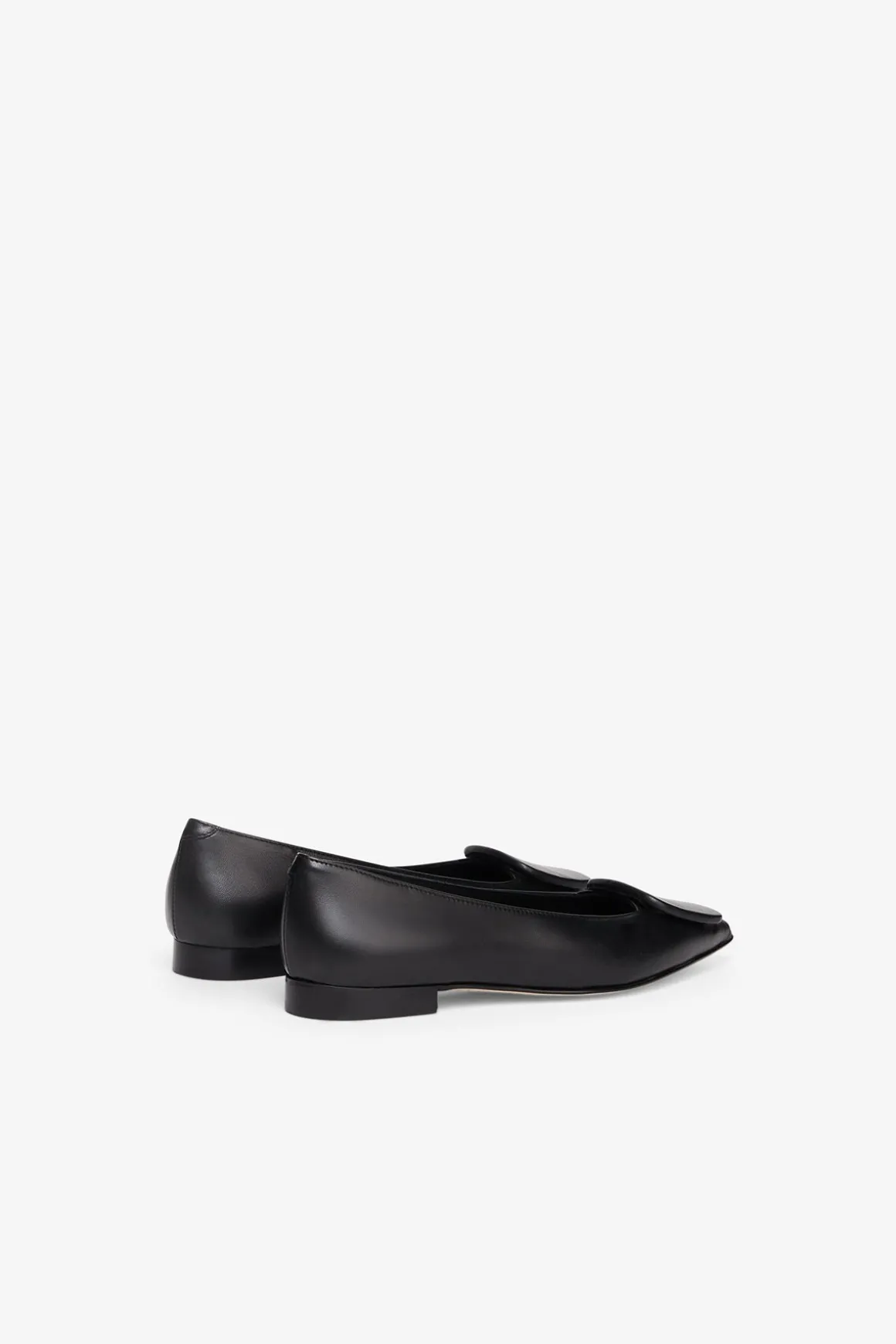 Ballerines pointues en cuir