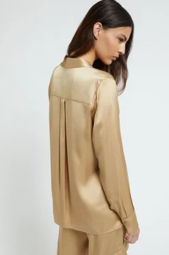 Blouse 1 bouton en viscose