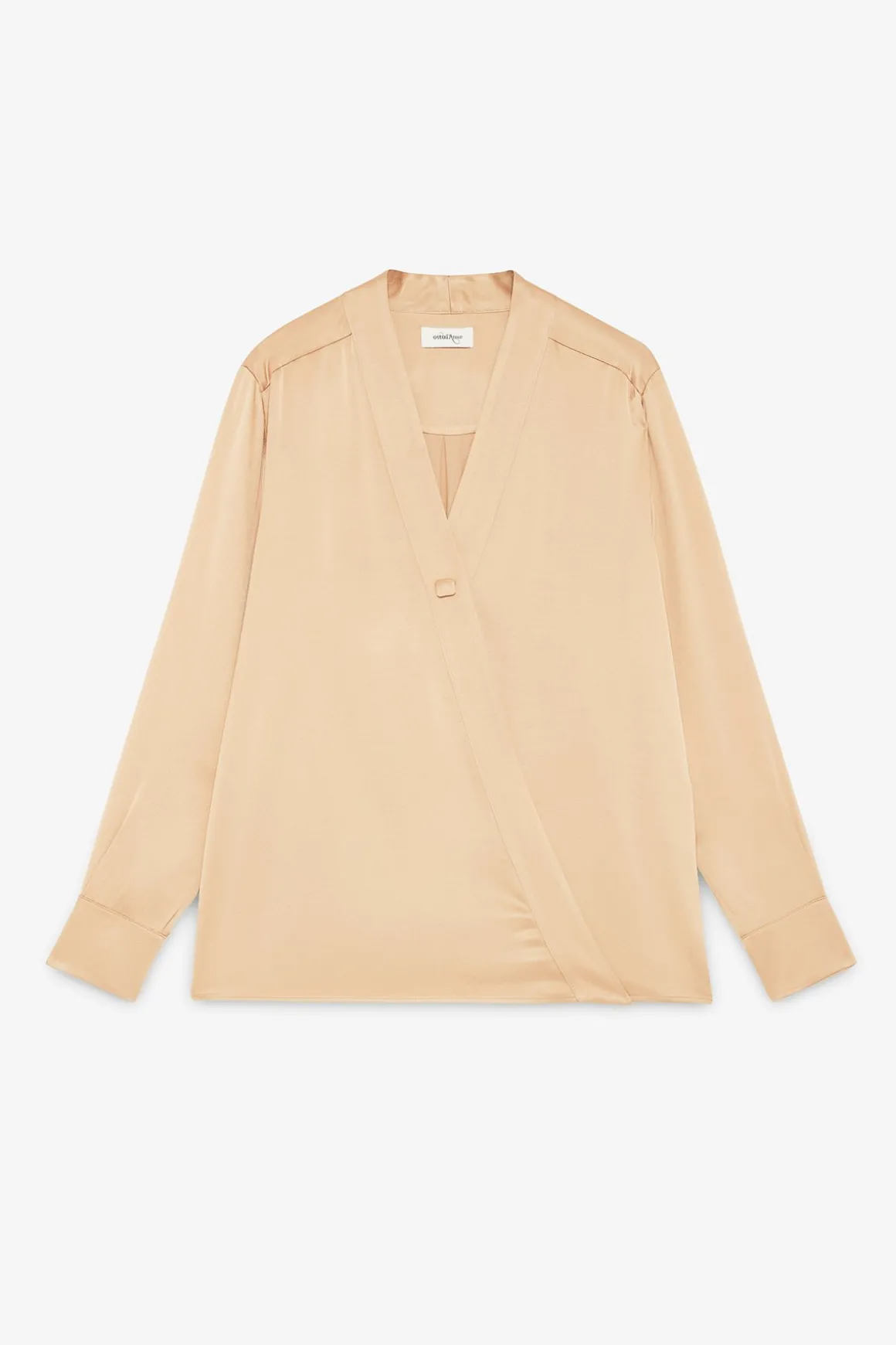 Blouse 1 bouton en viscose