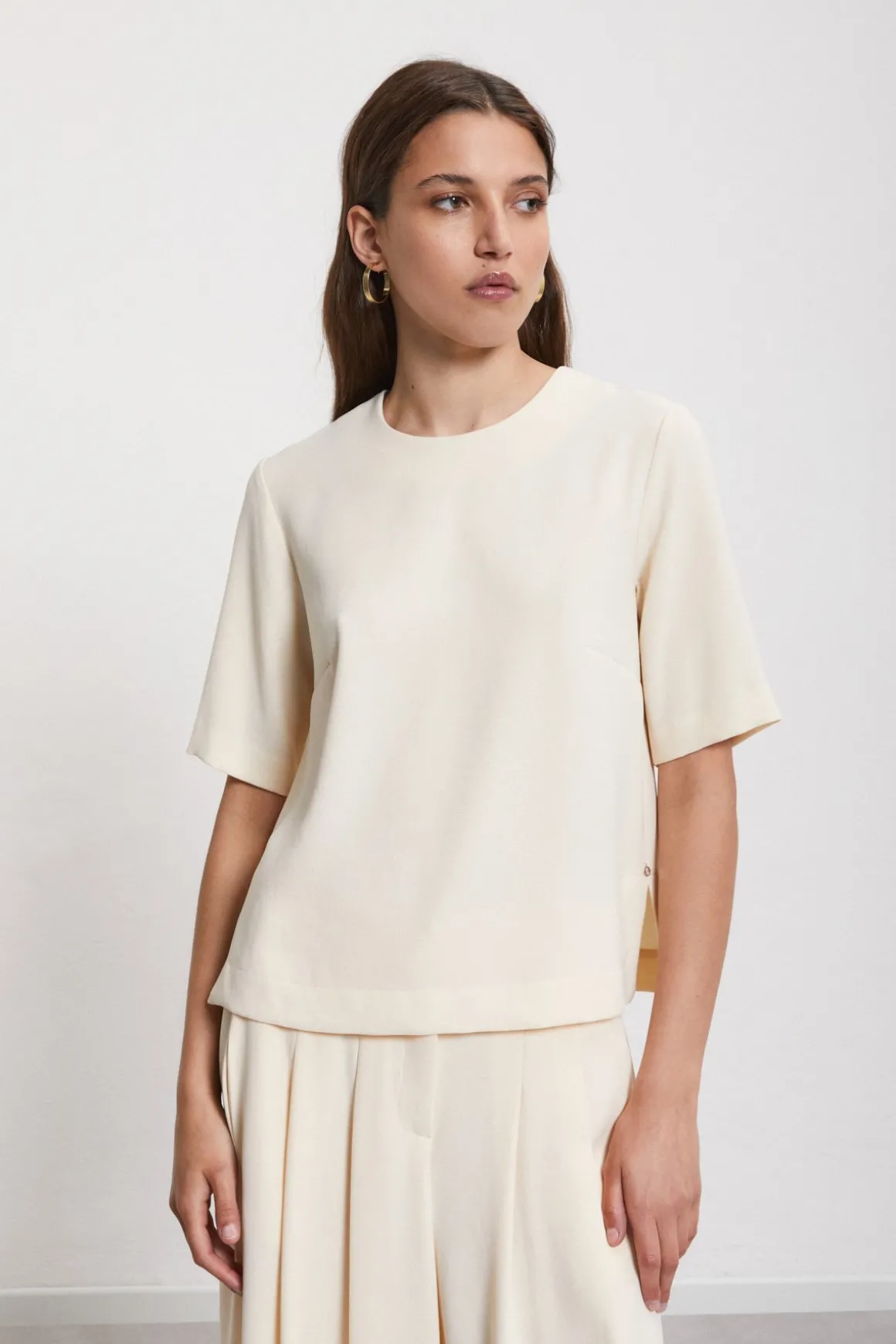Blouse couleur unie