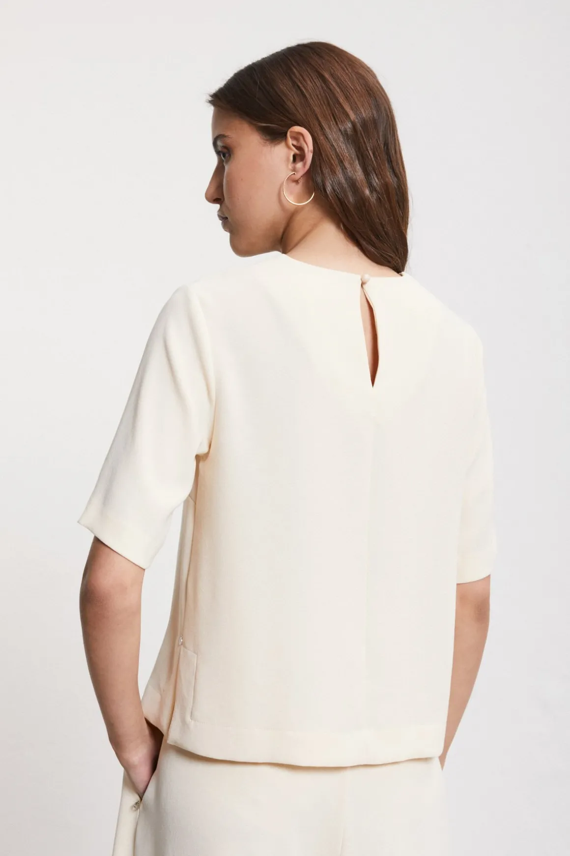 Blouse couleur unie