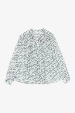 Blouse en coton imprimé