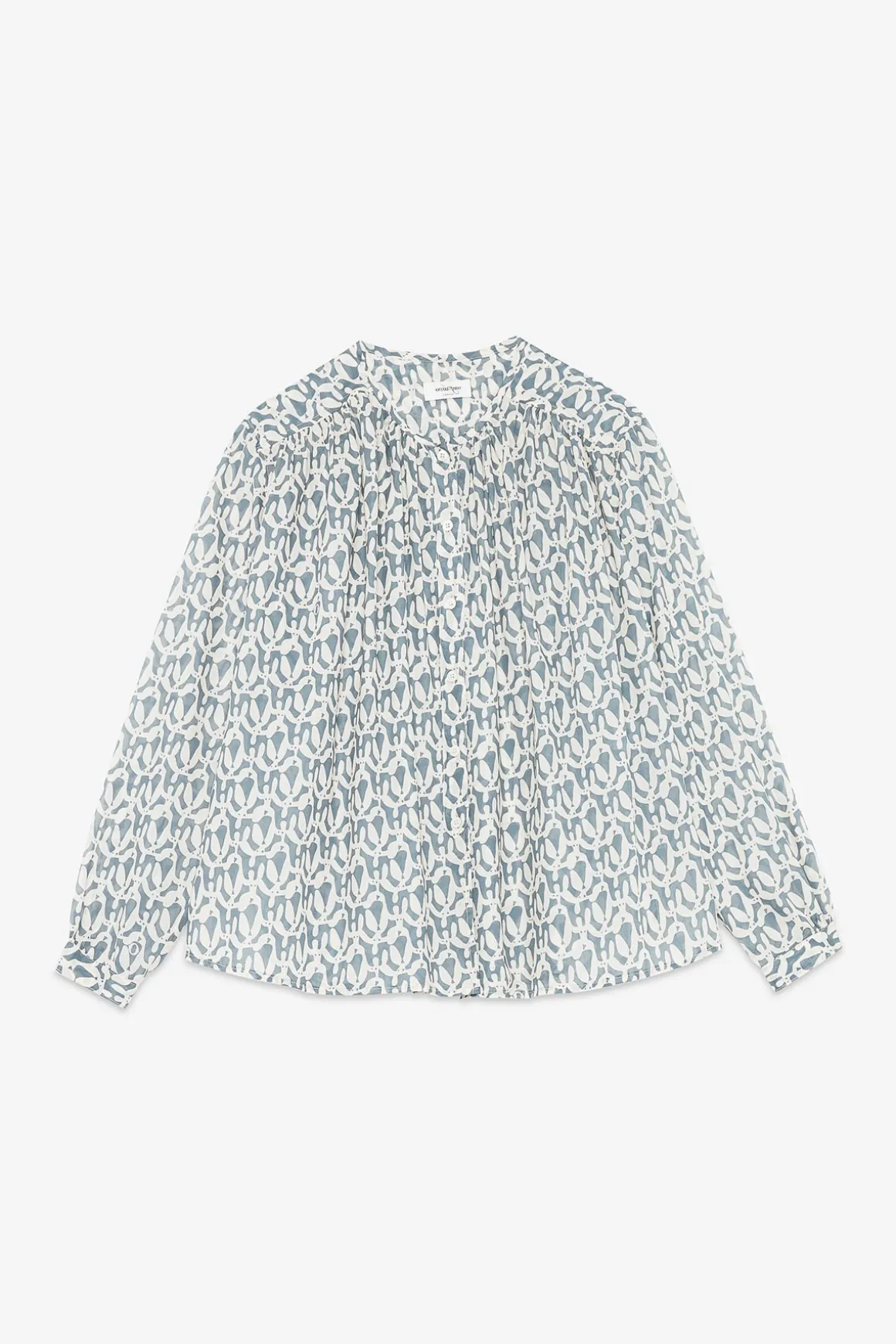 Blouse en coton imprimé