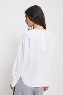 Blouse en popeline