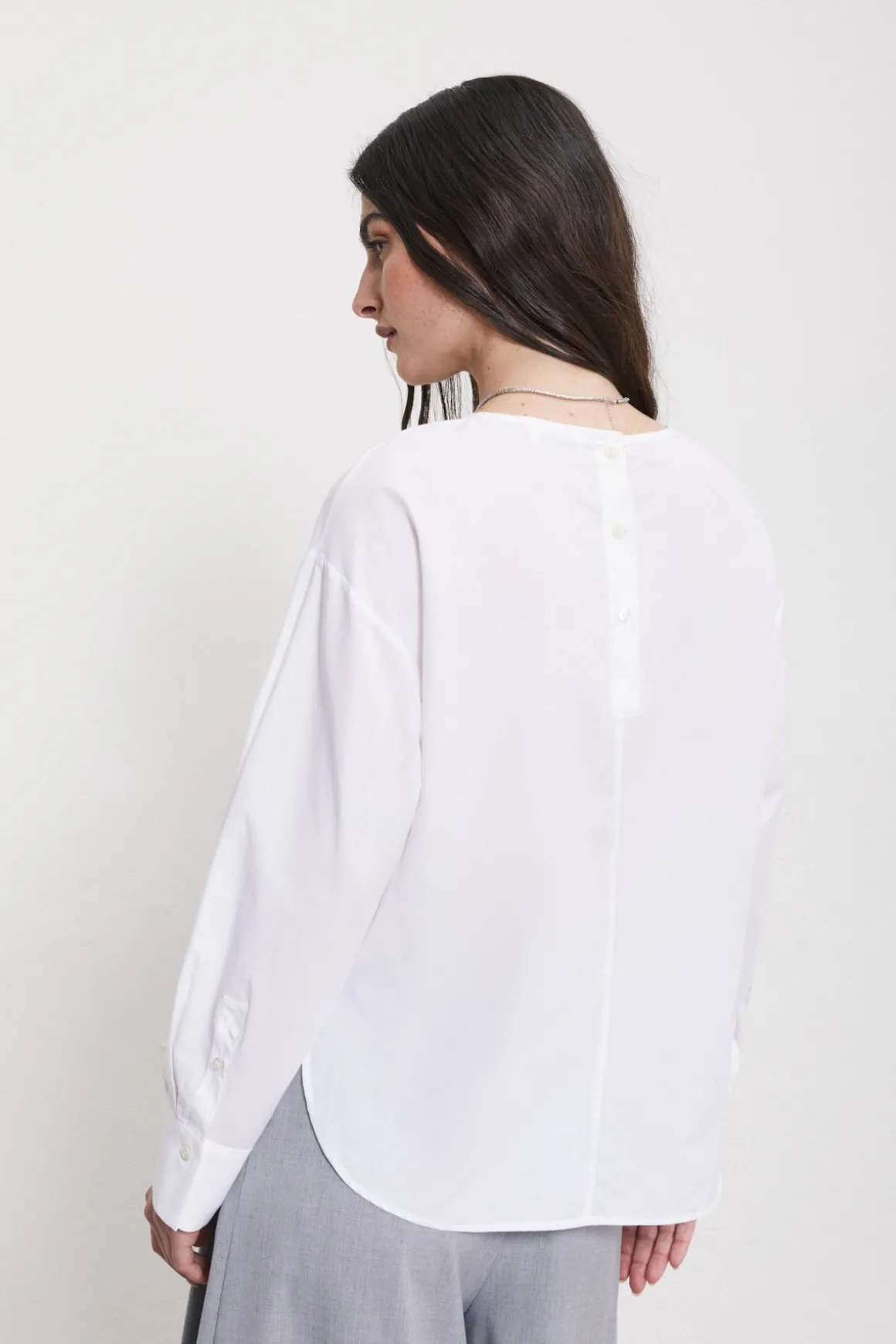 Blouse en popeline