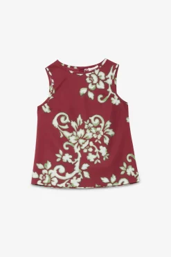 Blouse en popeline imprimée