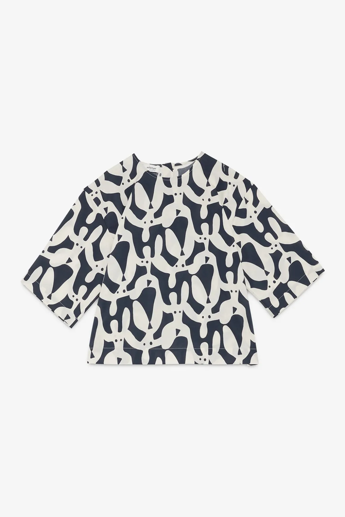 Blouse en popeline imprimée