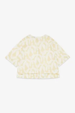 Blouse en popeline imprimée