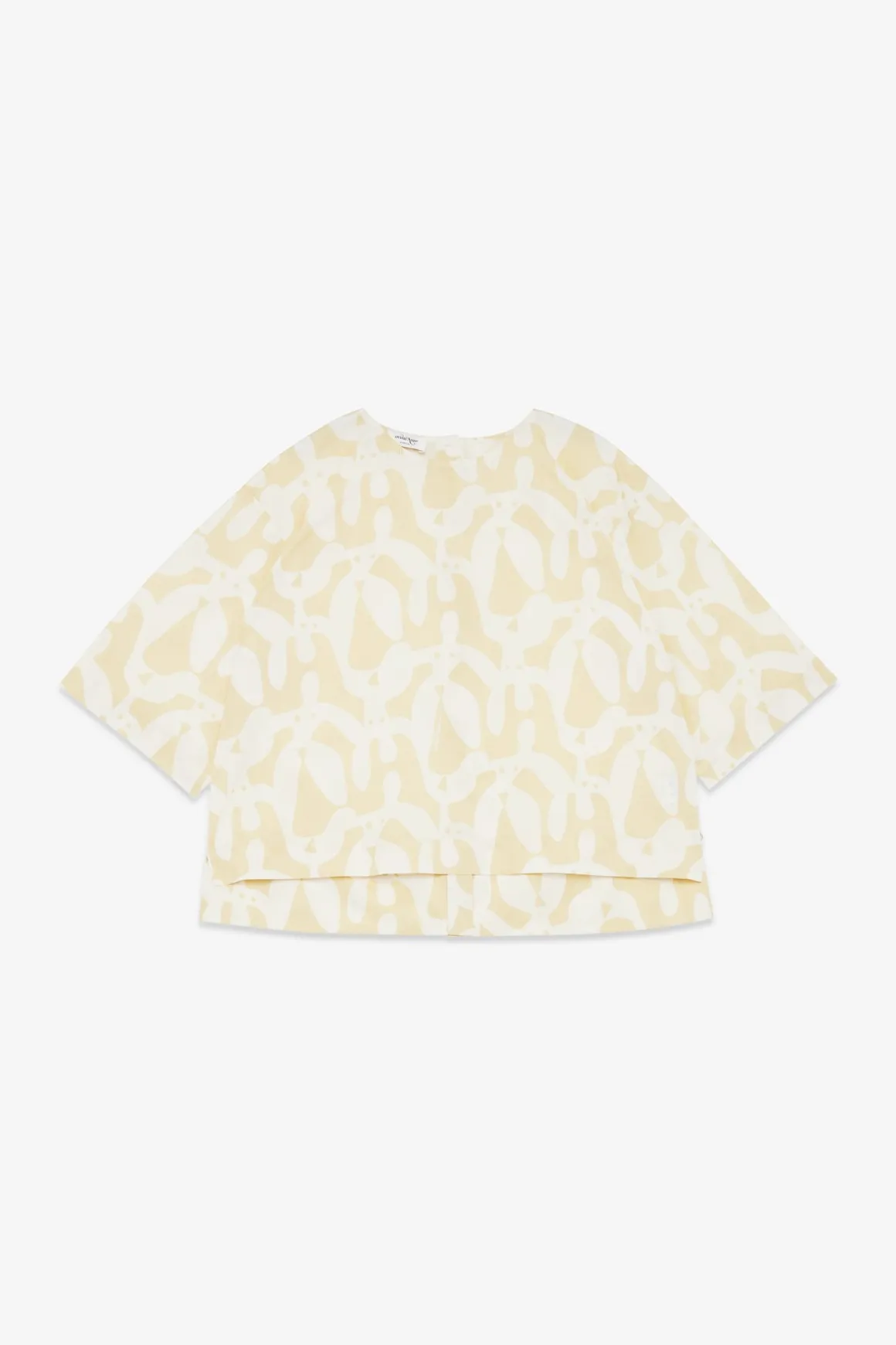 Blouse en popeline imprimée