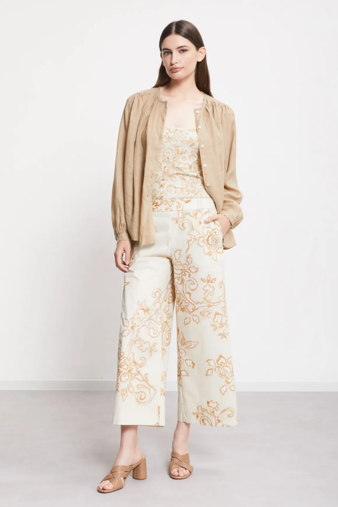 Blouse en ramie