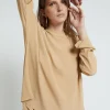 Blouse en soie mélangée