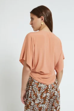 Blouse en soie mélangée
