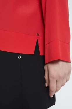 Blouse en soie mélangée