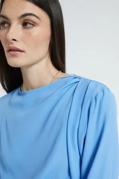 Blouse en soie mélangée