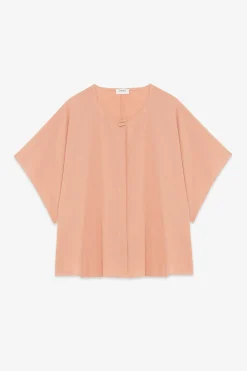 Blouse en soie mélangée