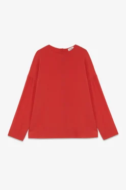 Blouse en soie mélangée