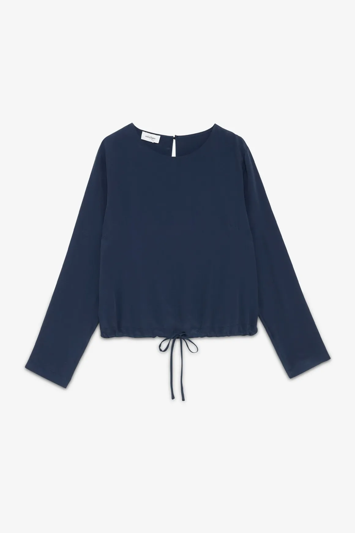Blouse en soie mélangée