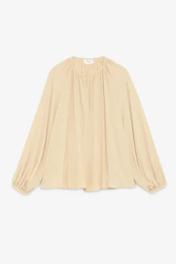 Blouse en soie mélangée