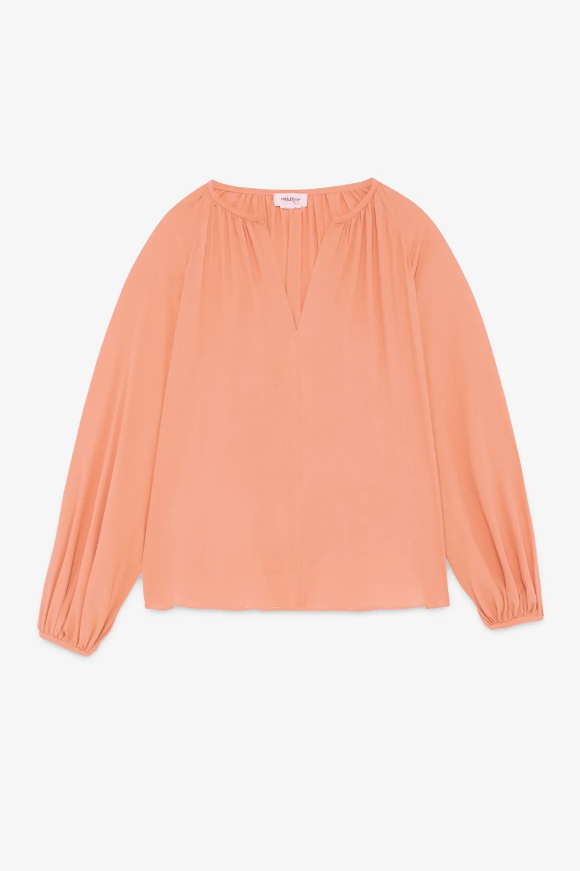 Blouse en soie mélangée