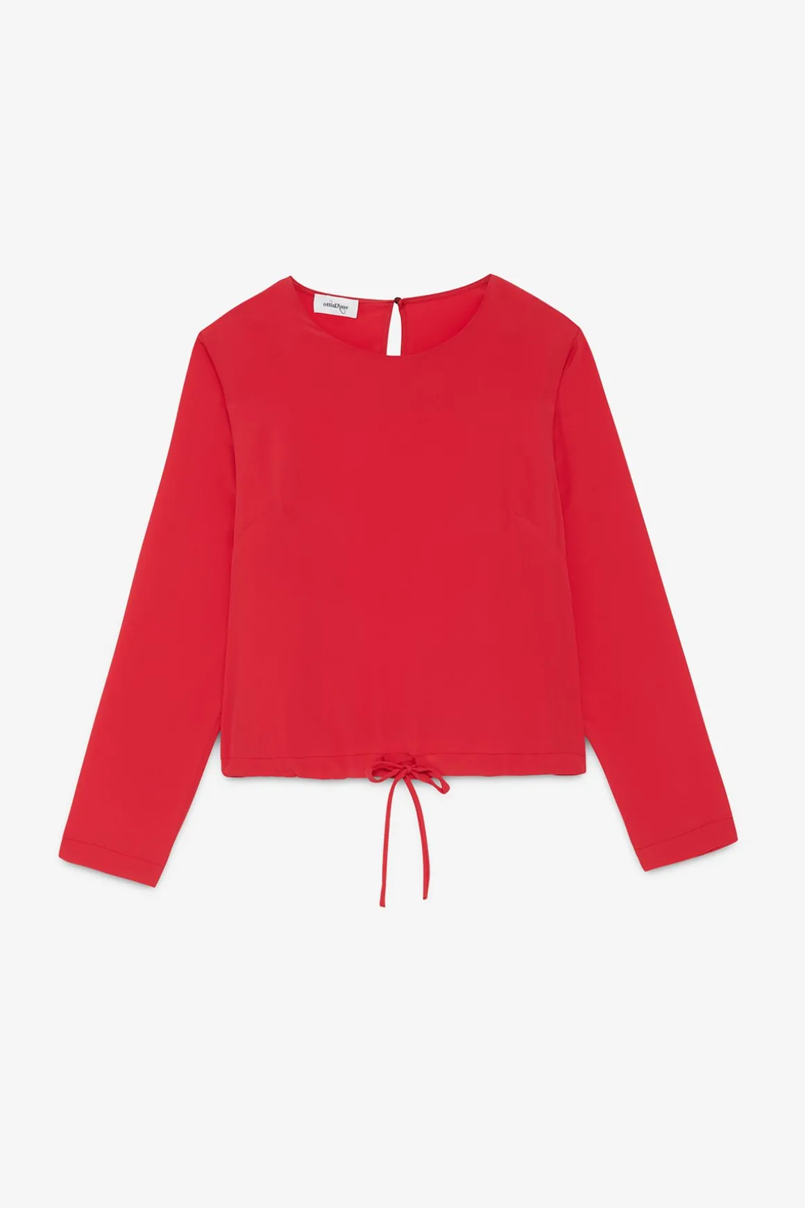 Blouse en soie mélangée