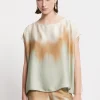 Blouse en viscose imprimée