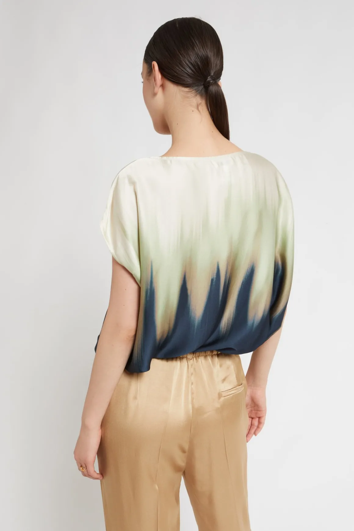 Blouse en viscose imprimée