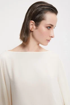 Blouse fluide avec amples manches