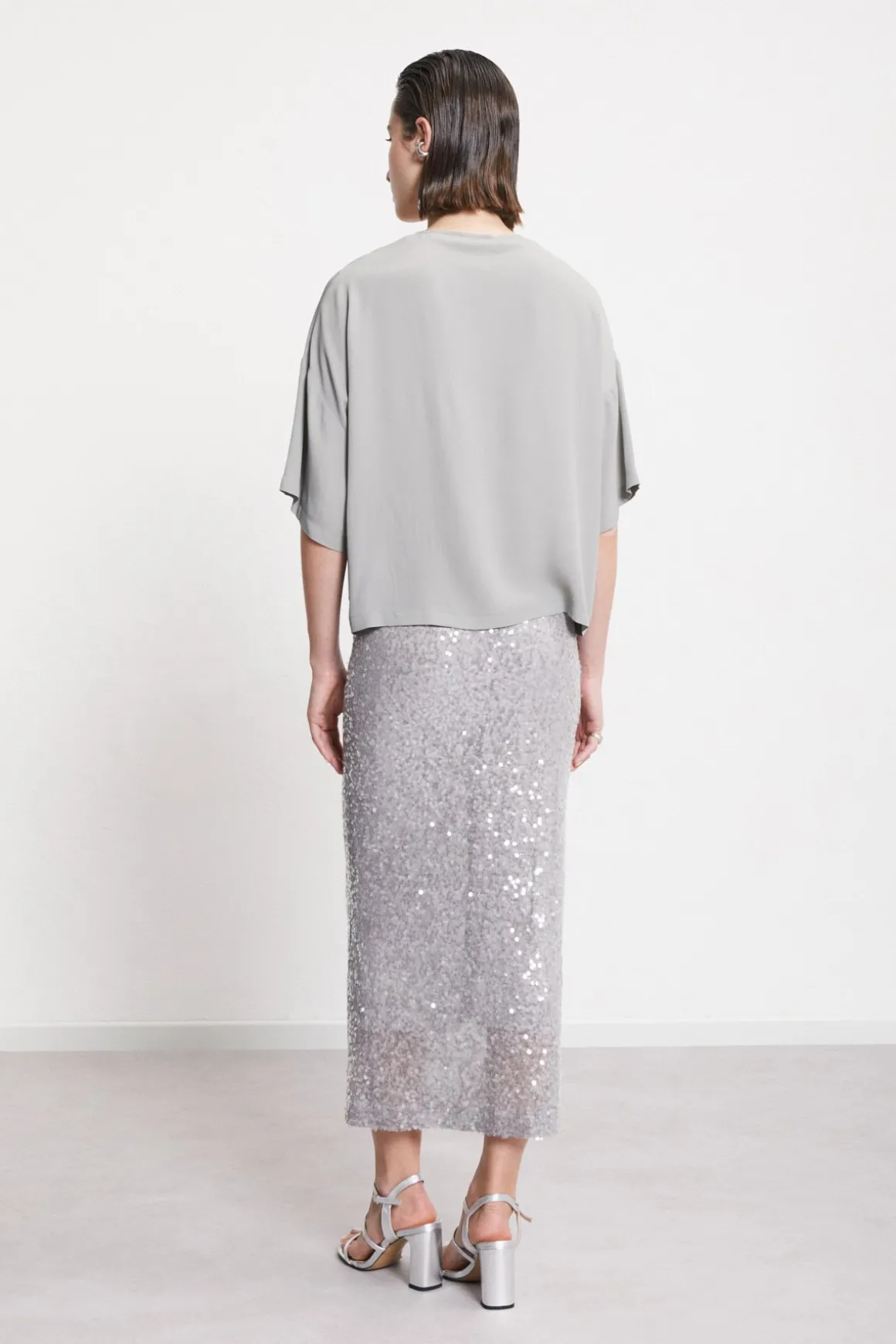 Blouse fluide avec encolure en V