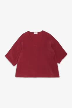Blouse fluide avec encolure en V