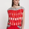 Blouse sans manches en viscose