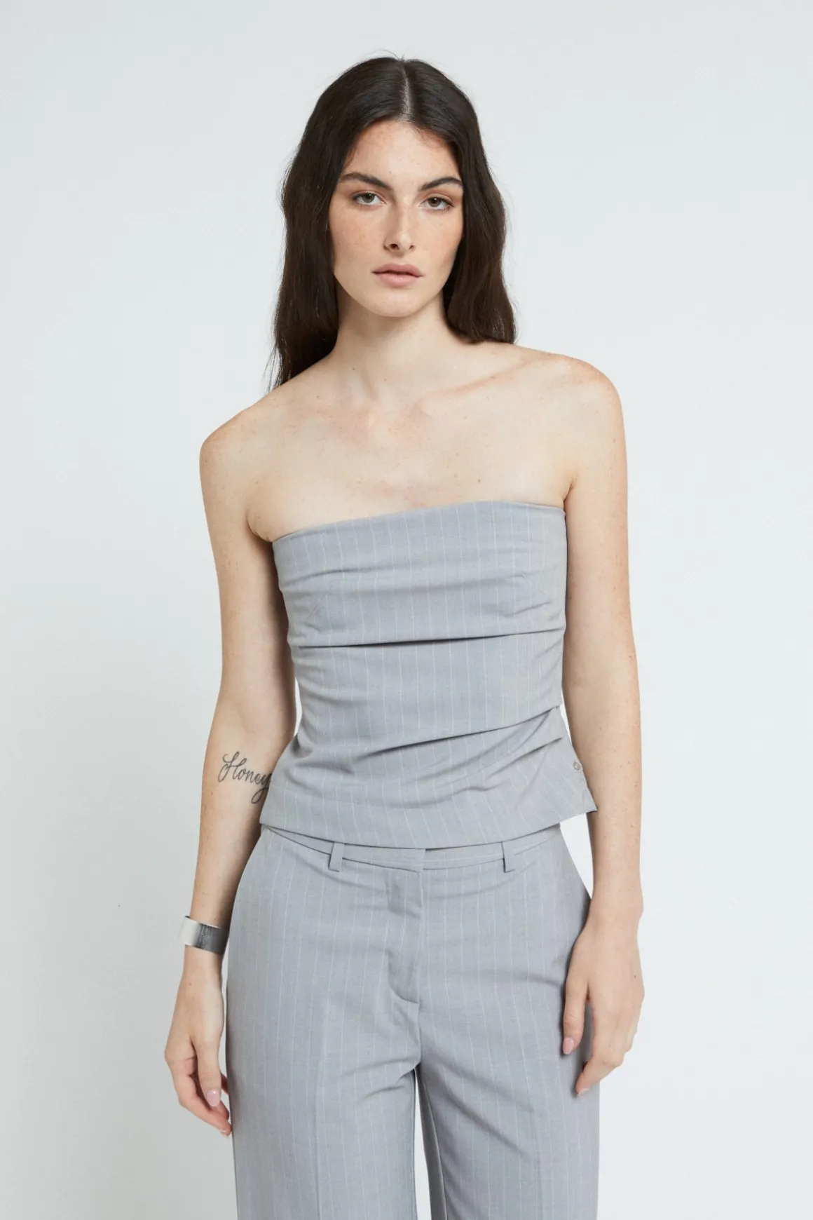 Bustier à rayures