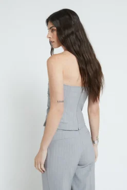 Bustier à rayures