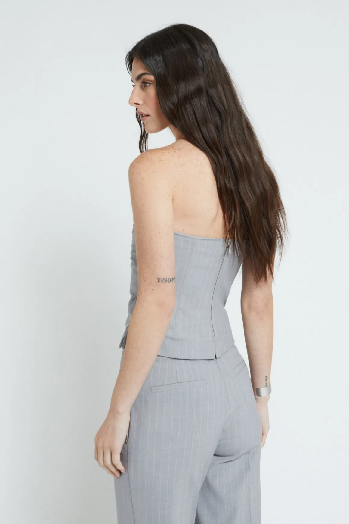 Bustier à rayures