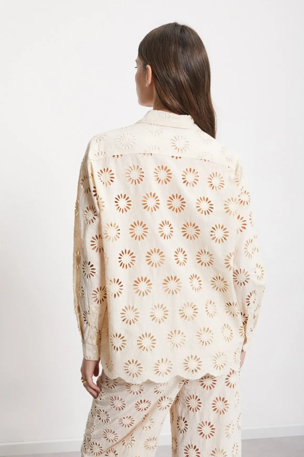 Chemisier en broderie anglaise