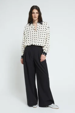 Chemisier en crêpe de viscose
