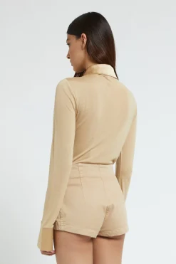 Chemisier en soie et viscose