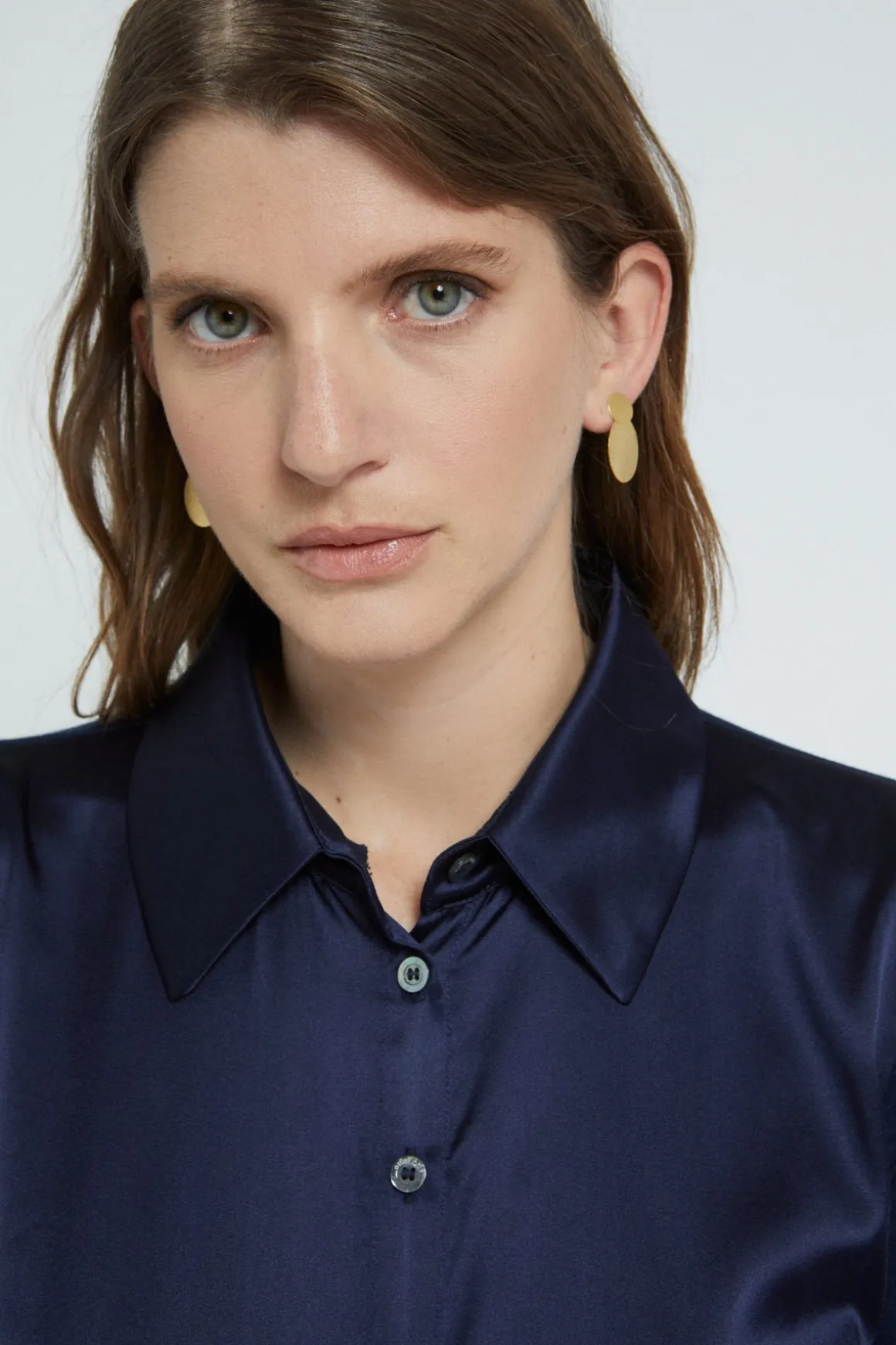 Chemisier en soie et viscose