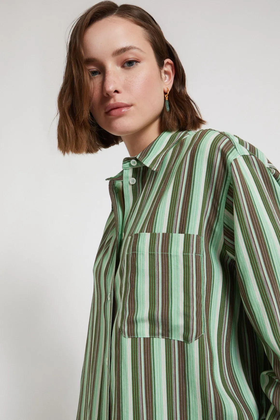 Chemisier en viscose imprimée