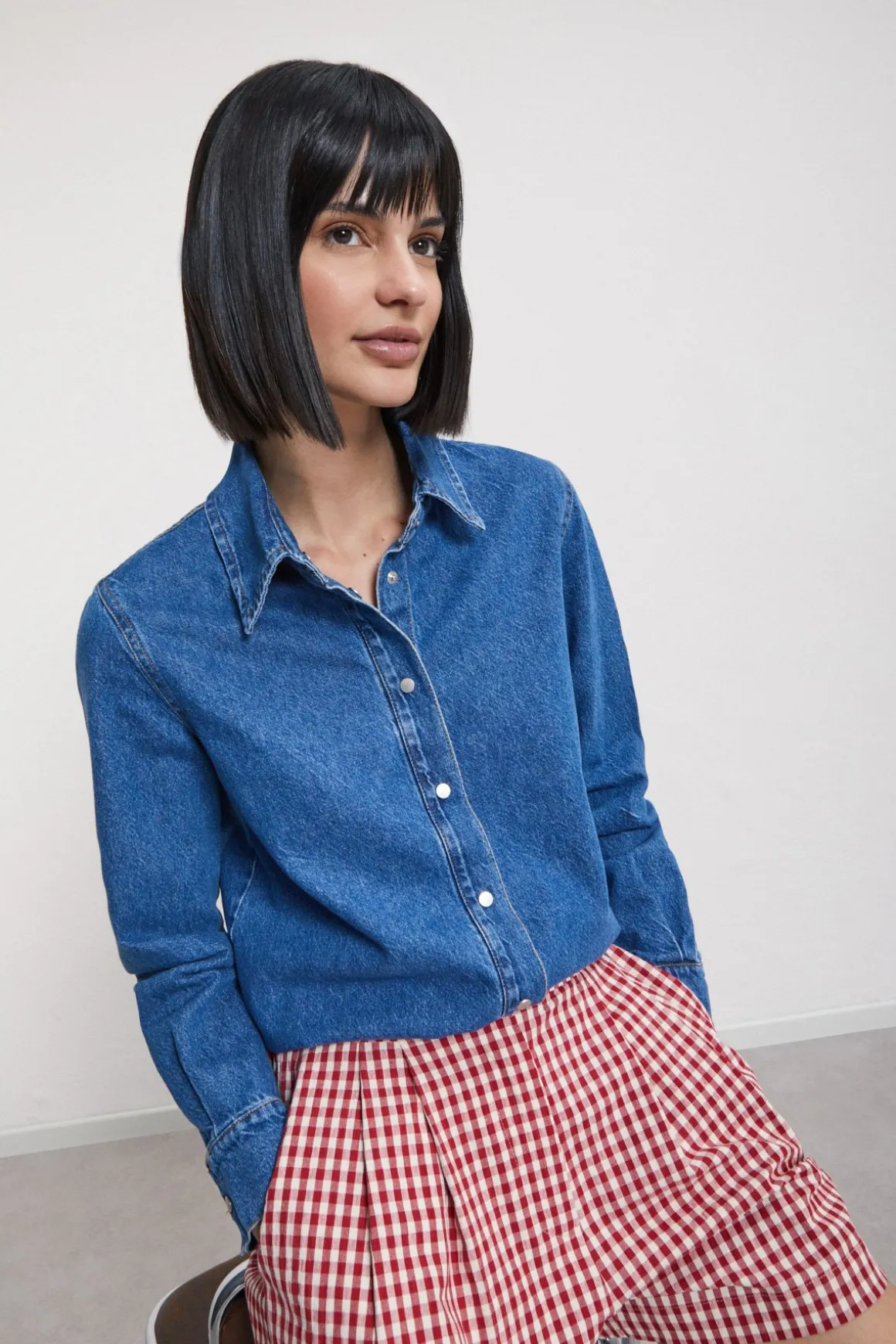 Chemisier jeans