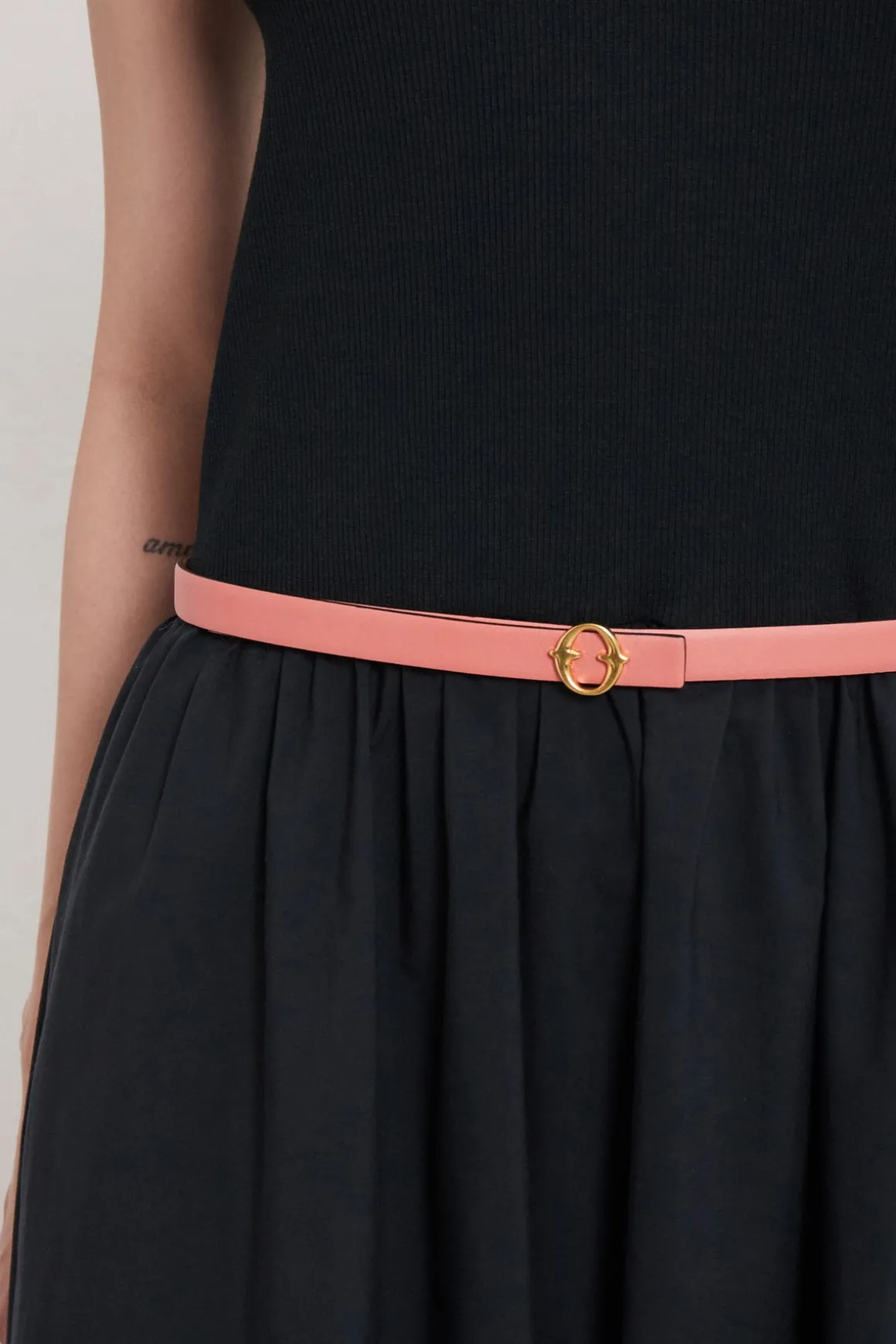 Cinture fine en cuir