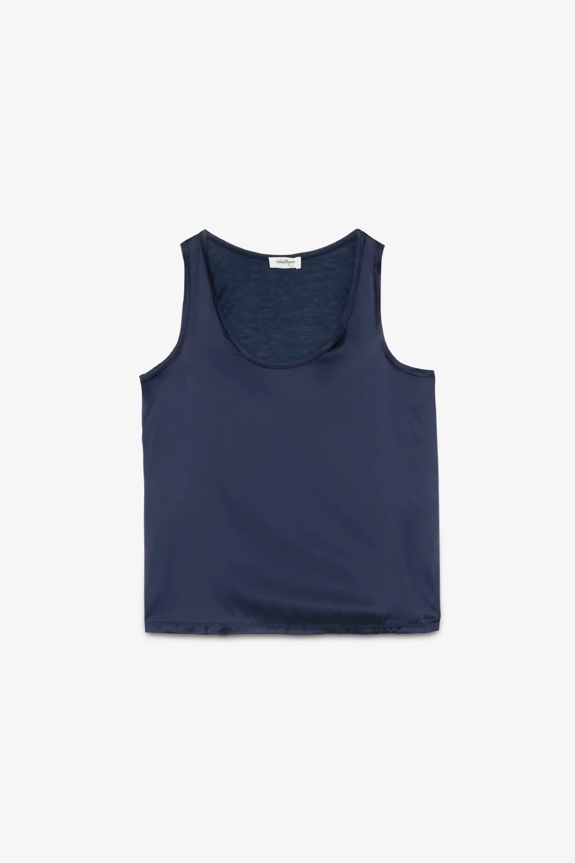 Débardeur en soie et viscose