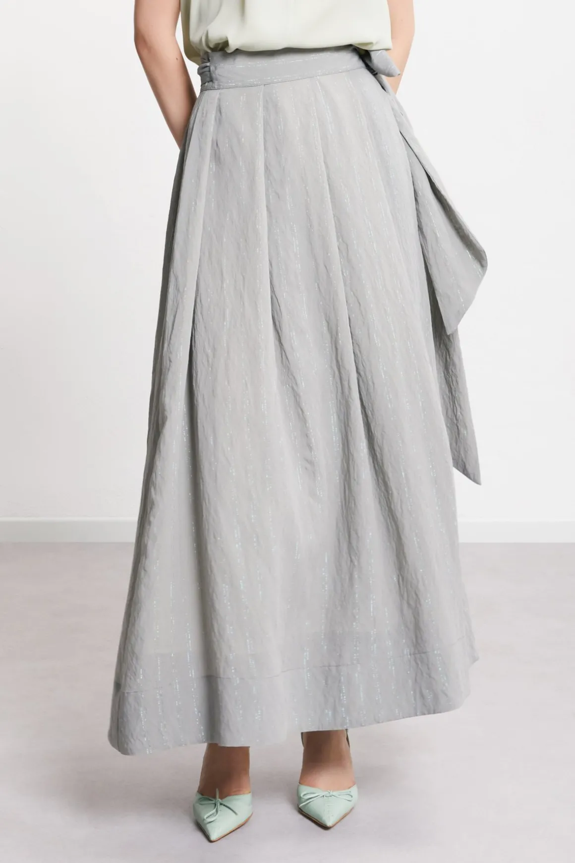 Jupe longue en viscose