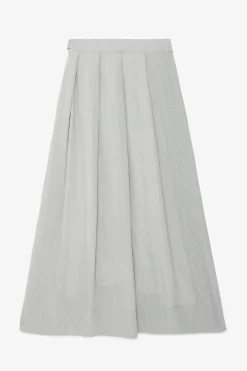Jupe longue en viscose