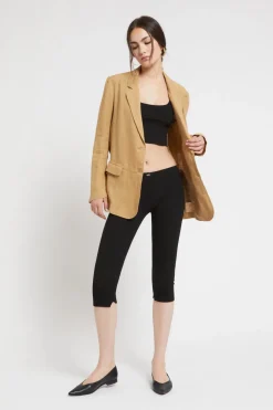 Leggings cropped en viscose