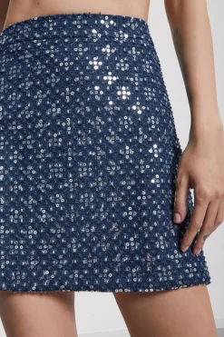 Mini jupe avec paillettes