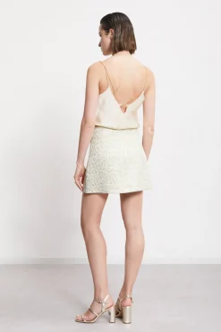 Mini jupe en coton