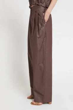 Pantalon ample en coton