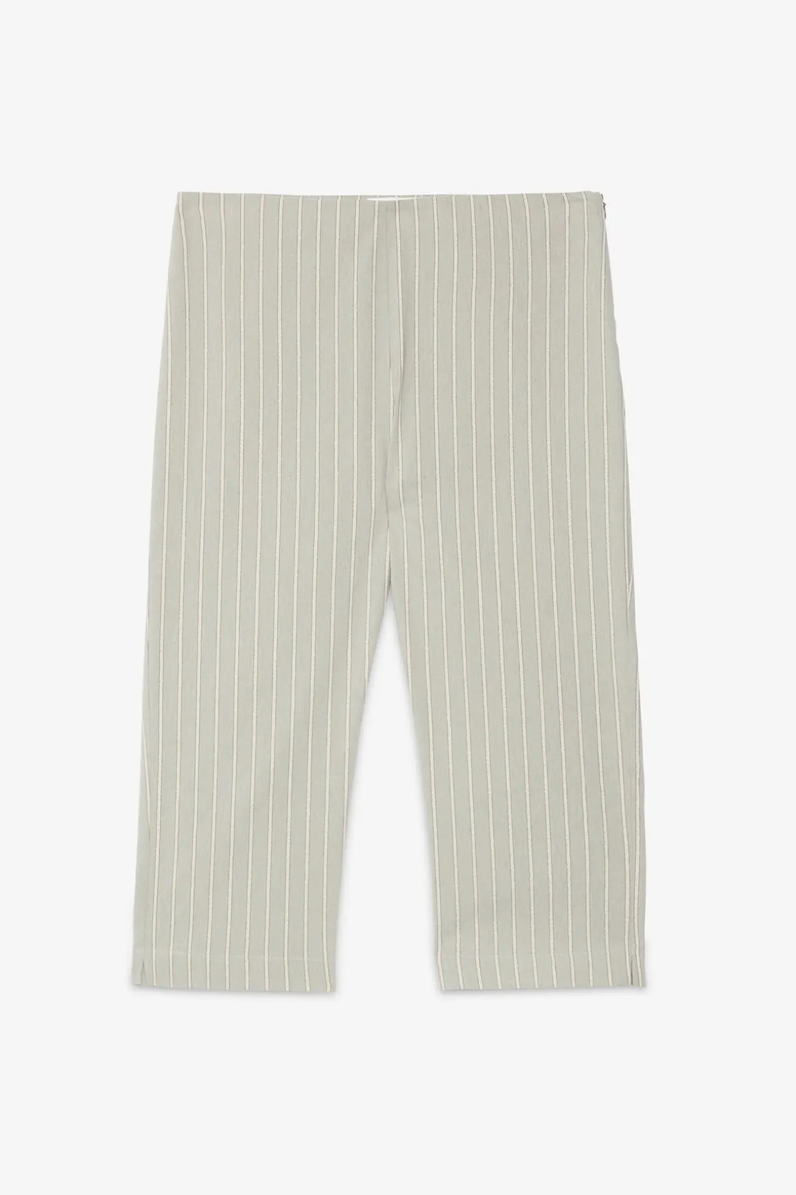 Pantalon capri en bengaline de coton