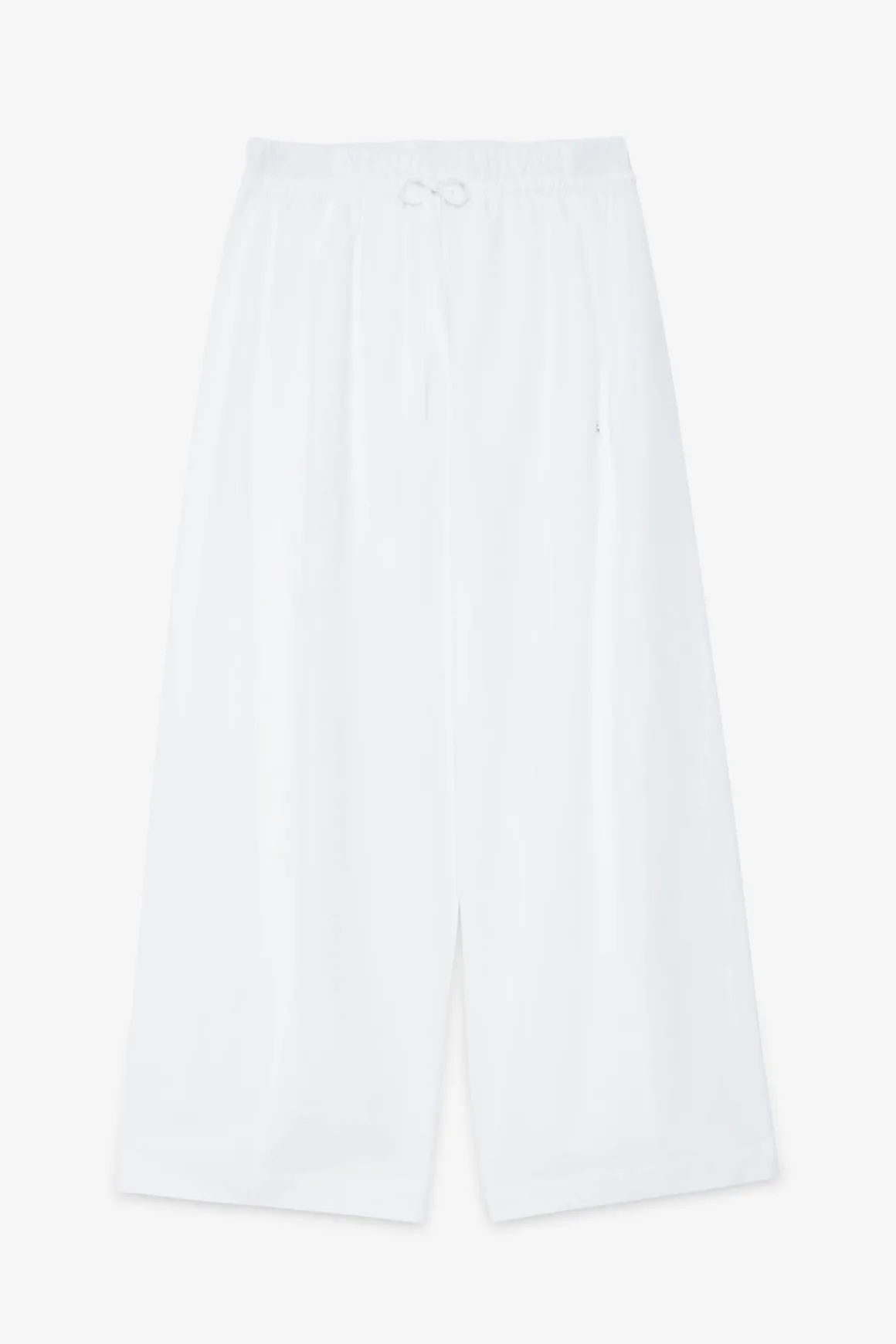 Pantalon cropped en popeline
