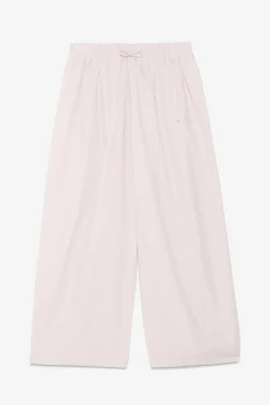 Pantalon cropped en popeline